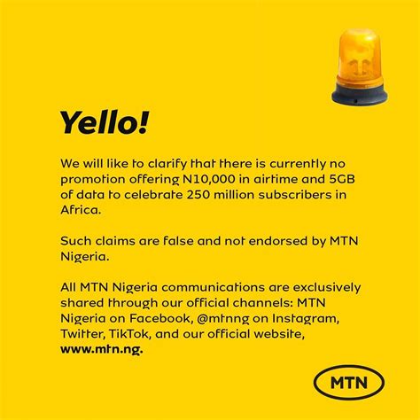 FALSE! MTN not giving out N10,000 to Celebrate 250 Million .